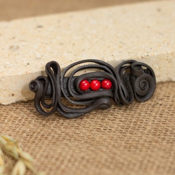 Spona do vlasů  s korálky - malá – La Sofia