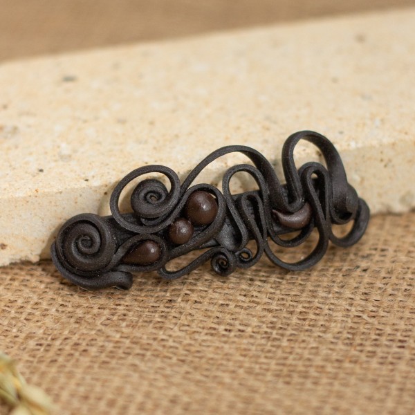 Spona do vlasů  přírodní - malá – La Sofia