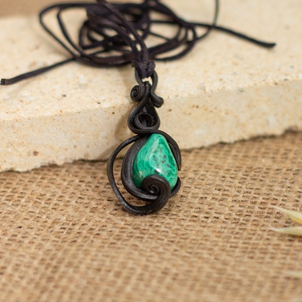 Přívěsek  malý s malachitem – La Sofia