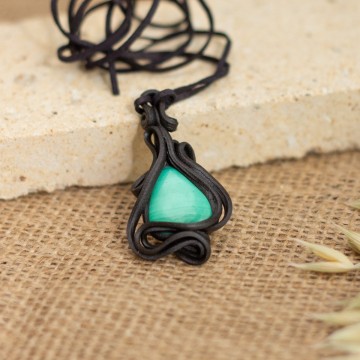 Přívěsek  maly s malachitem – La Sofia