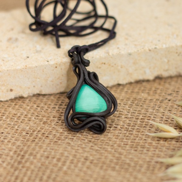 Přívěsek  maly s malachitem – La Sofia