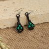 Náušnice  s malachitem – La Sofia