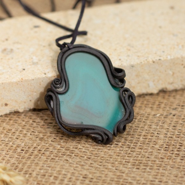 Přívěsek  s achátem - plátek – La Sofia