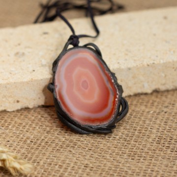 Přívěsek  s achátem - plátek – La Sofia