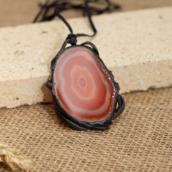 Přívěsek  s achátem - plátek – La Sofia