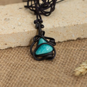 Přívěsek  malý s amazonitem – La Sofia