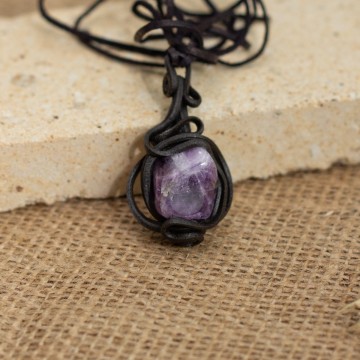 Přívěsek  malý s ametystem – La Sofia