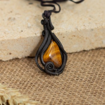 Přívěsek  malý s tygřím okem – La Sofia