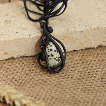 Přívěsek malý  s dalmatin jaspisem – La Sofia