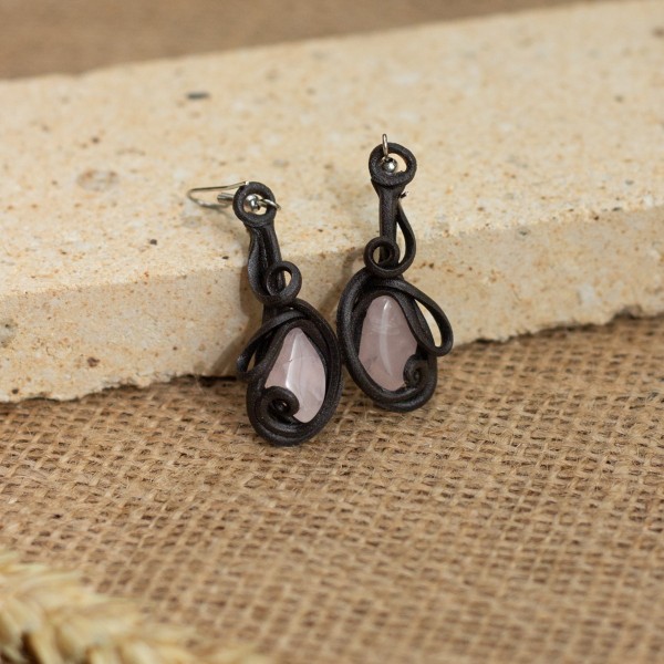 Náušnice s růženínem – La Sofia