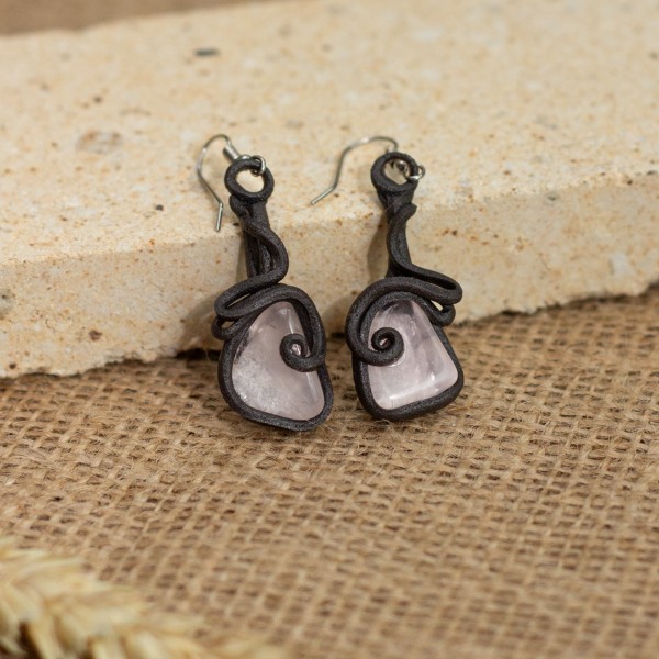 Náušnice s růženínem – La Sofia