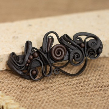 Spona do vlasů  přírodní - velká – La Sofia