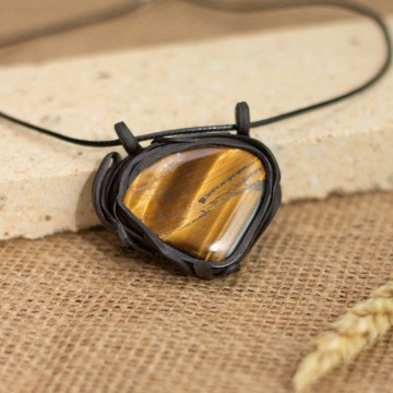 Přívěsek  velký s tygřím okem – La Sofia