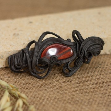 Spona do vlasů  s býčím okem - velká – La Sofia